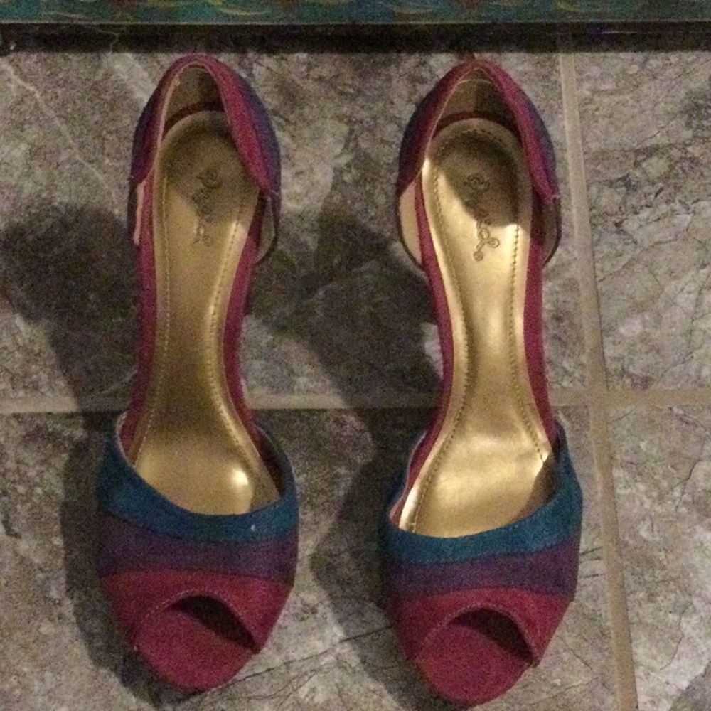 Colorful high heels